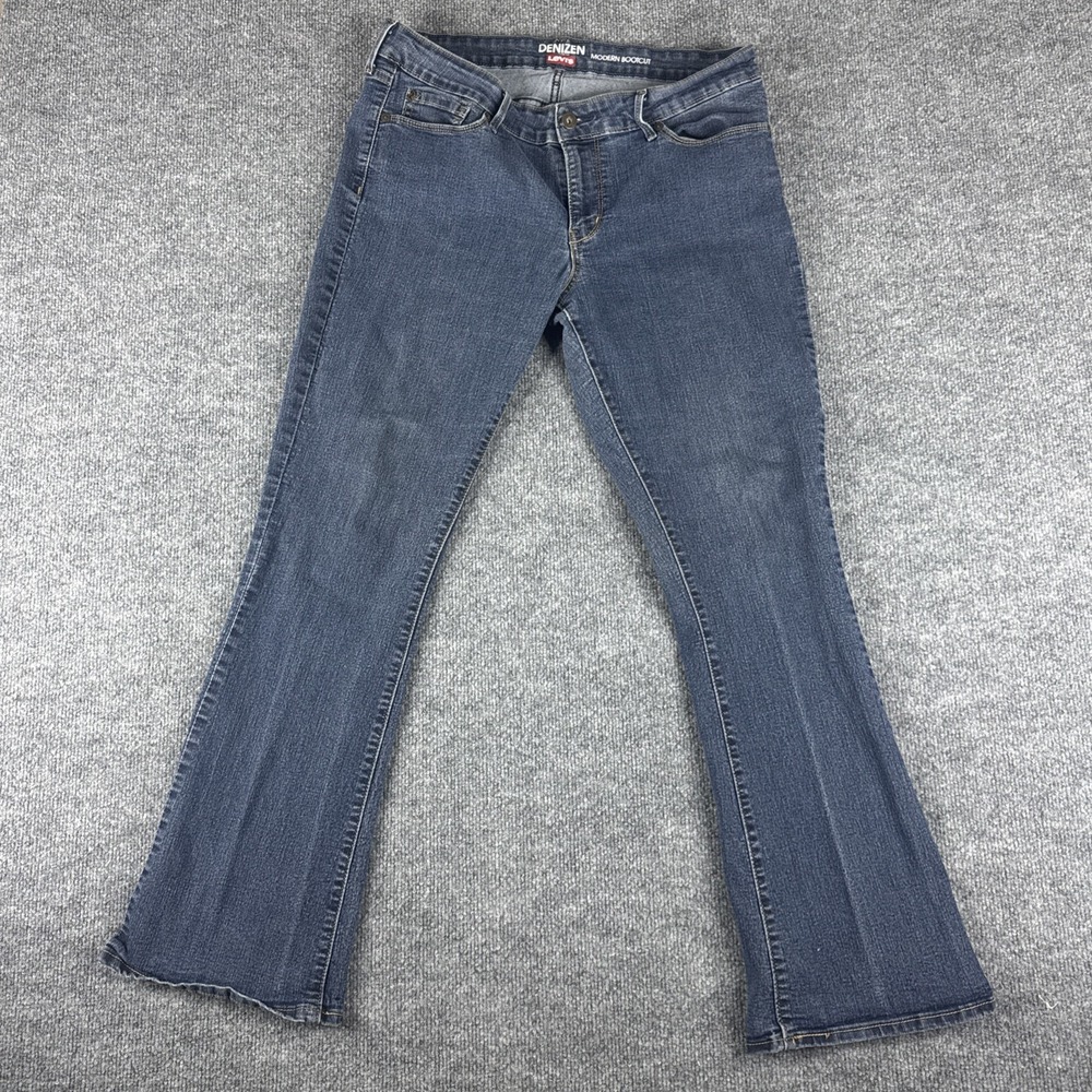 Denizen Levi's Jeans Women's 10 34x30 Blue Modern Bootcut Denim Cotton Stretch